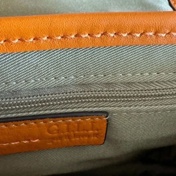 GILI Orange and Linen crossover bag.  Brand new - Picture 4 of 8